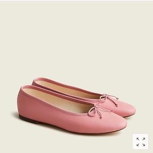 NWOT J. Crew Zoe Ballet Flat in Leather, sz 6
